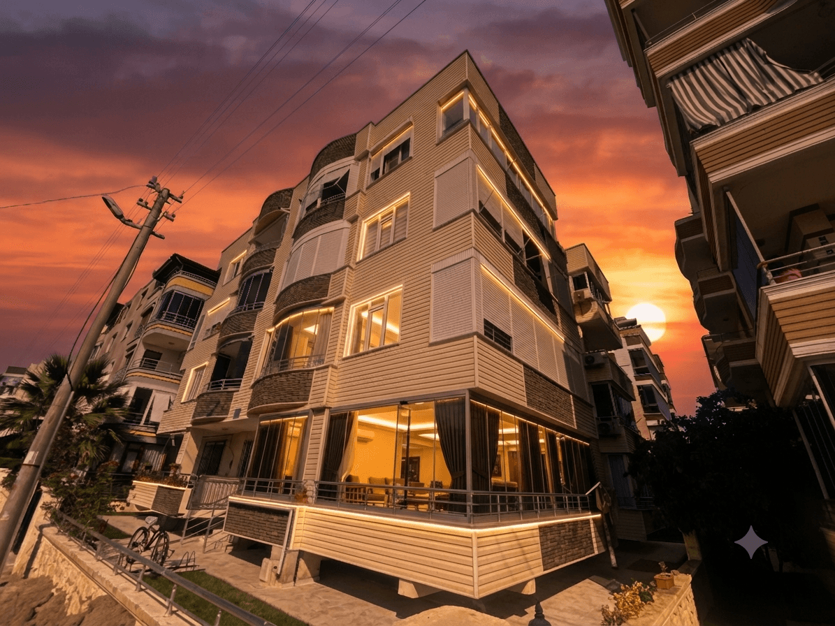 İkizçay'da Satılık 2+1 Daire, Ön Cephe, Eşyalı, Çift Balkonlu