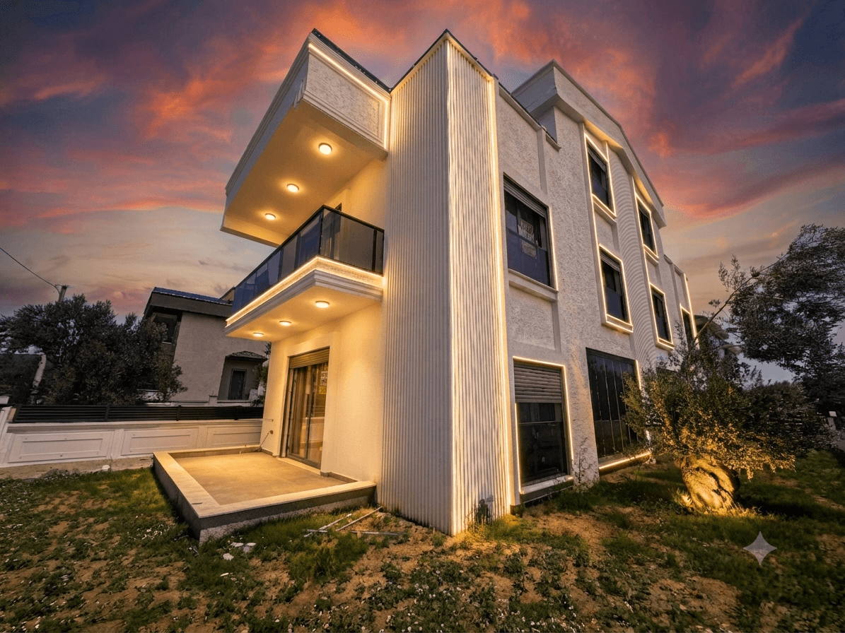 Zeytinli'de Satılık 4+1 Villa, Doğa Manzaralı, Bahçeli, Teraslı