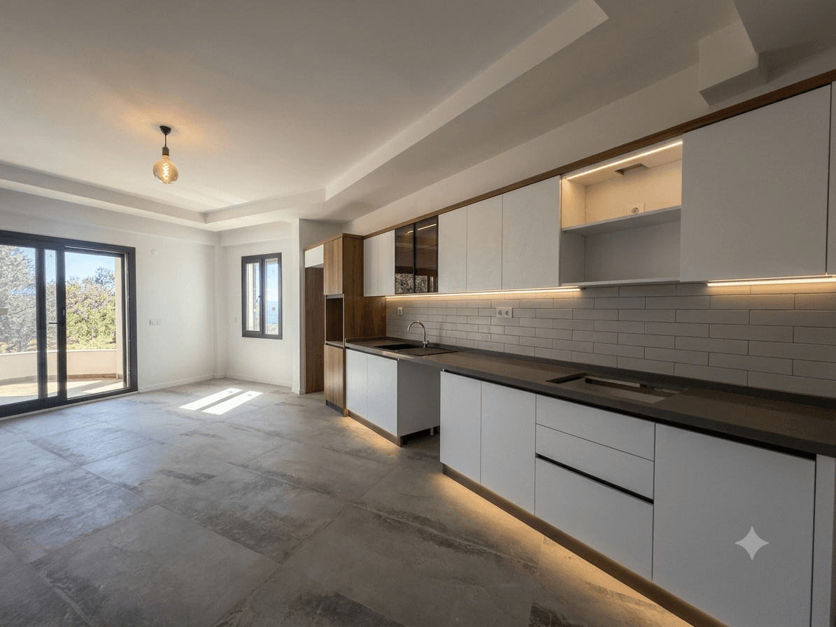 Çamlıbel'de Satılık 2+1 Daire, Doğa Manzaralı, Yerden Isıtmalı